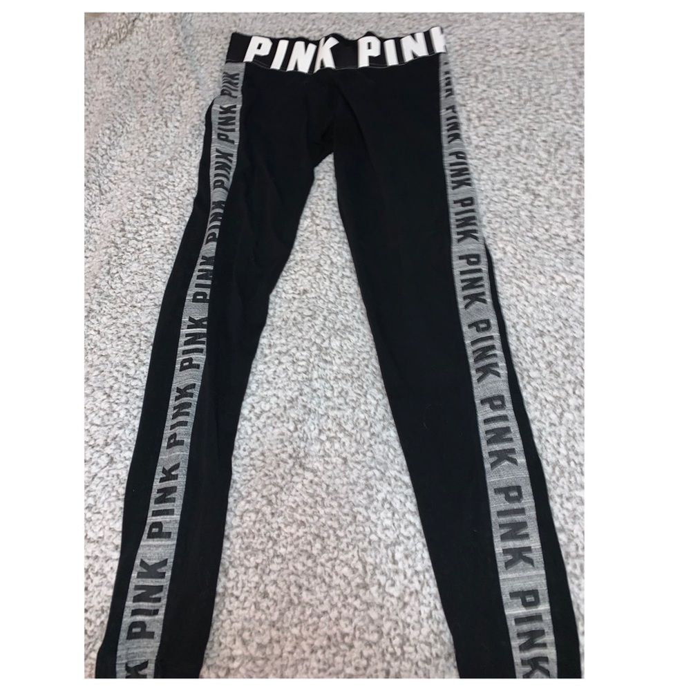 PINK leggings with grey PINK sides
